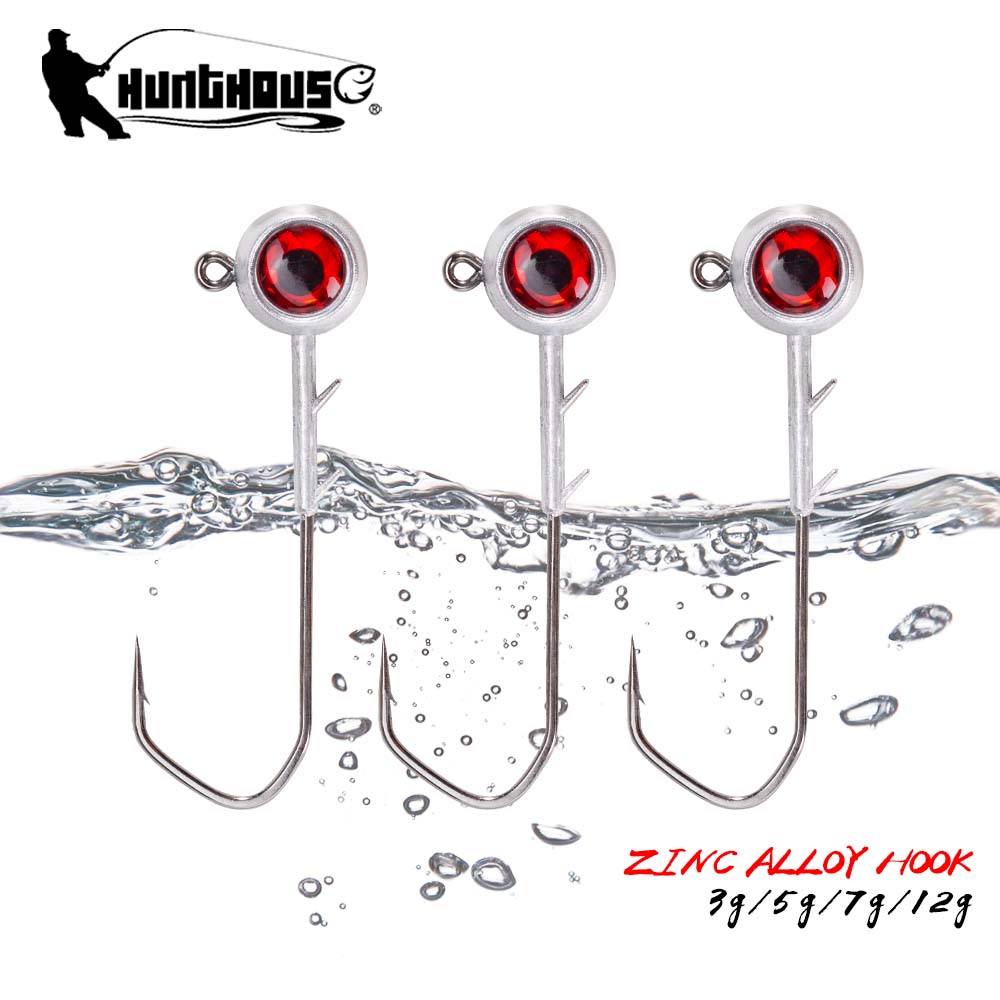 Fishing Hook Offset - Hunthouse Vishaak Set Zinklegering Met Grote