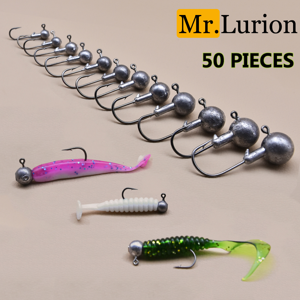 Fishing Hook Weedless - MrLurion 50 stuks 1g-28g jig head