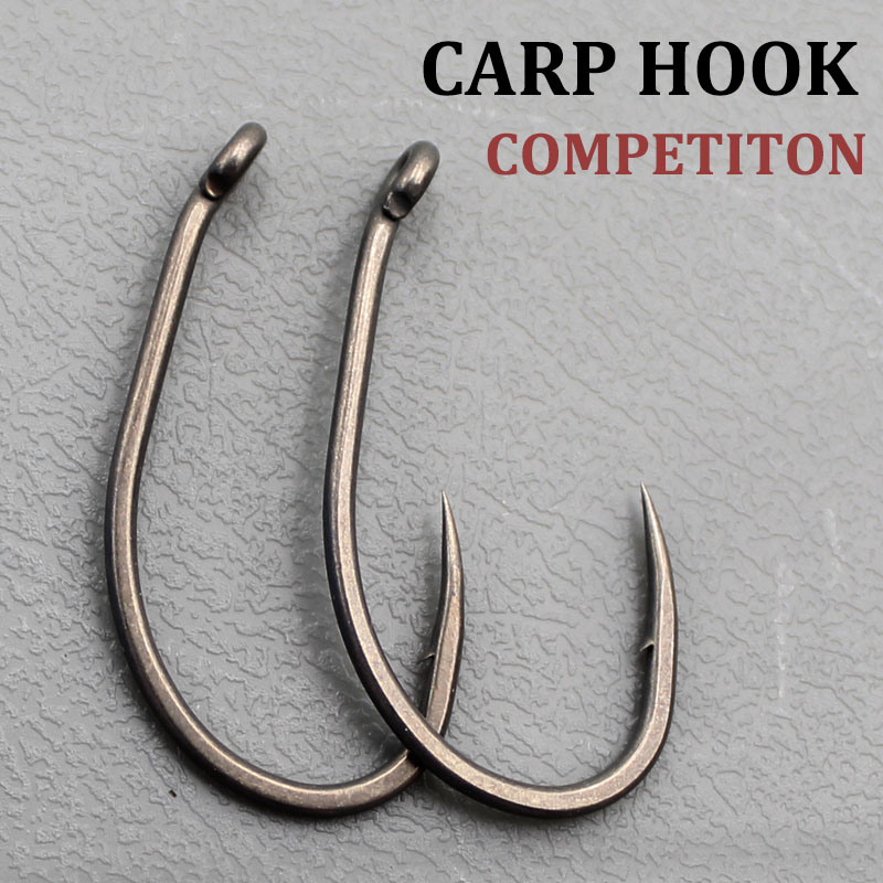 Fishing Hook Offset - 20 stks/partij karpervissen PTFE coating prikkeldraad