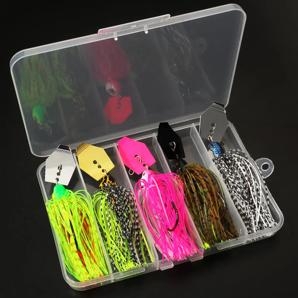 Fishing Hook Weedless - Spinner Aas 7g/9g/12g/14g/21g Vissen Lokt Kit