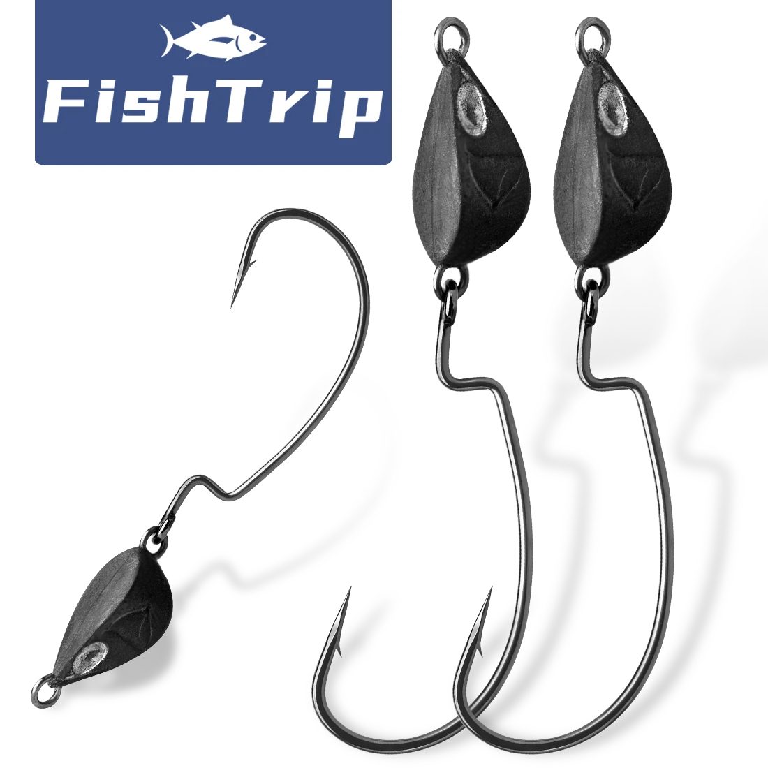 Fishing Hook Assortment - FishTrip 10 stuks Jig Head Vishaak