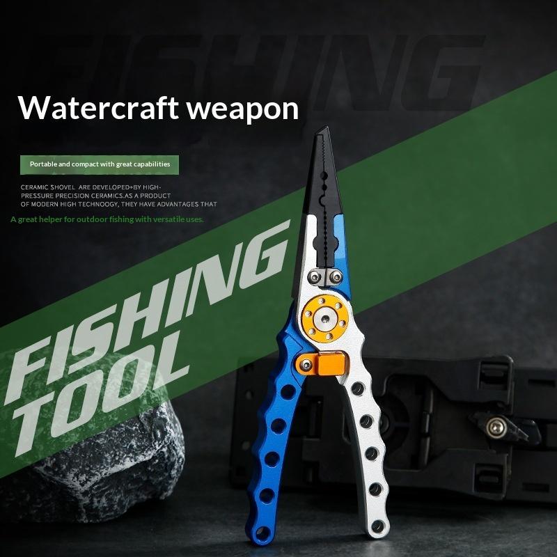 Fishing Hook Remover - Aluminiumlegering vistang Ergonomische antislipgreep Multifunctionele haakverwijderaar