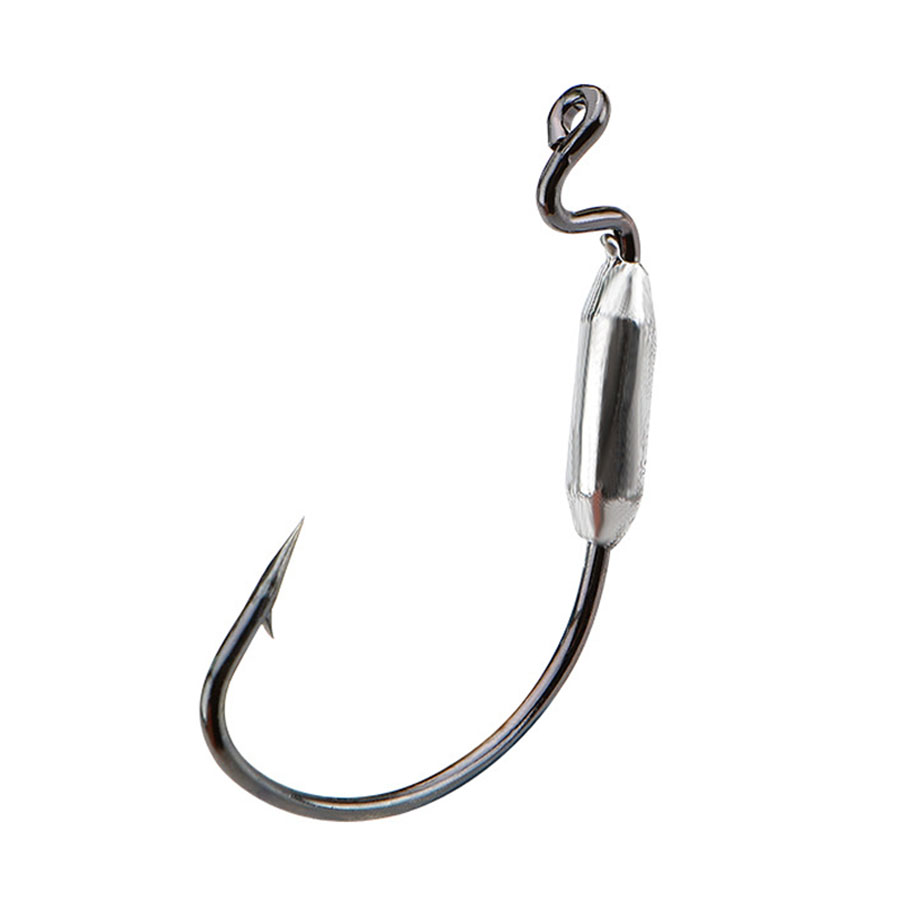 5 stks Zachte Worm Lokken 1/0  - Fishing Hook Offset recensie en prijs