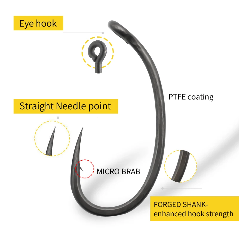 10pcs Karpervissen Haak Geboge - Fishing Hook Size recensie en prijs