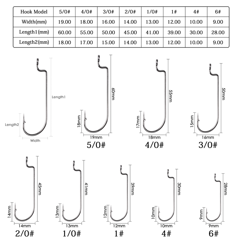 100 stk/partij Vishaken Koolst - Fishing Hook Offset recensie en prijs