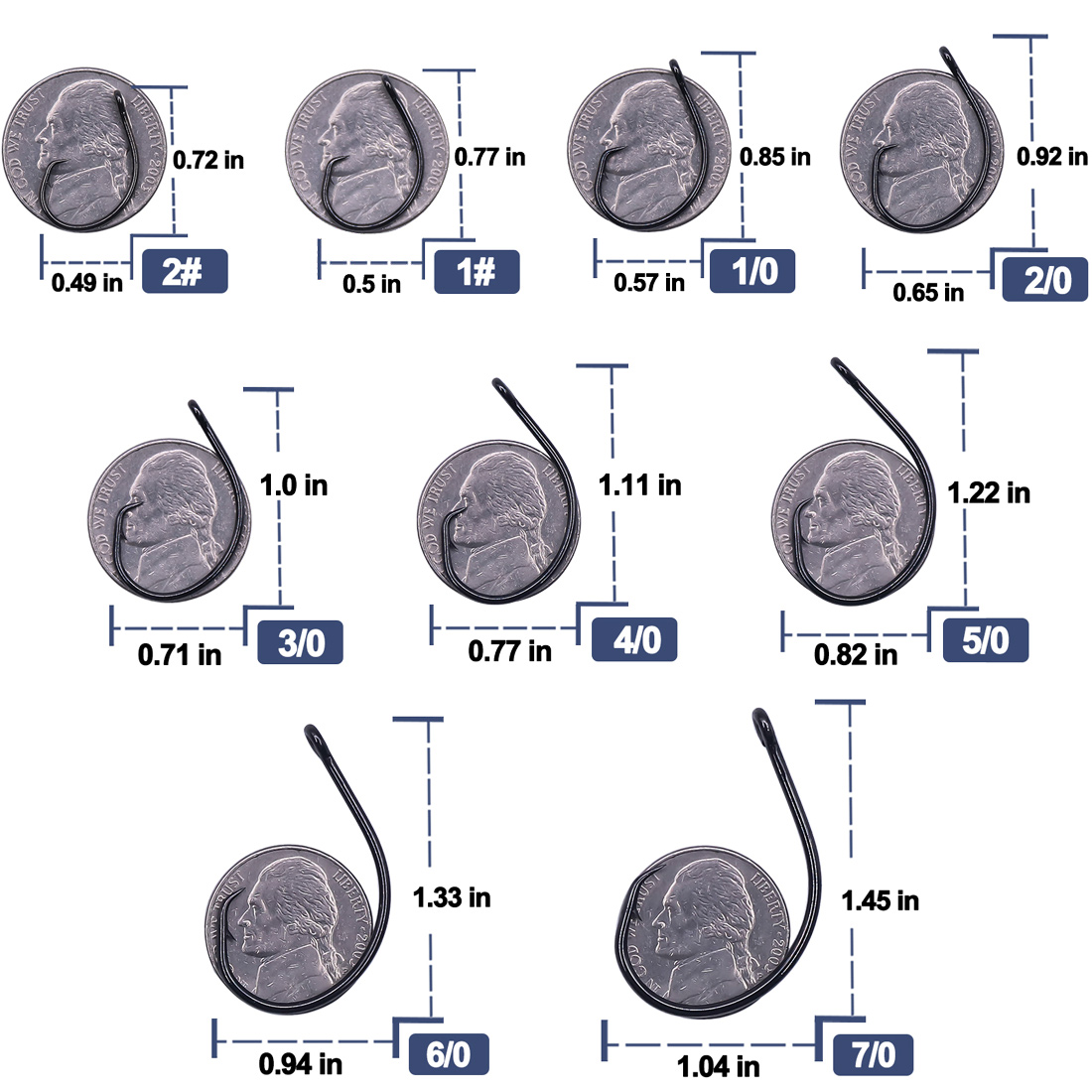 9KM 25-50 stuks Inline Wide Ga - Fishing Hook Circle recensie en prijs