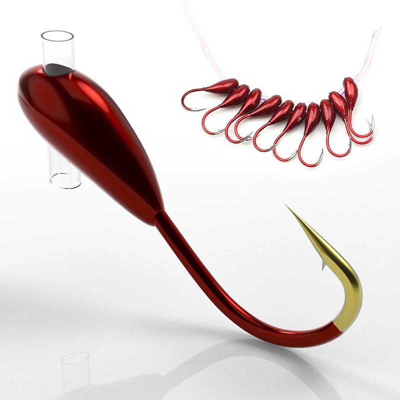 10/20PCS Winter Ijsvissen Haak - Fishing Hook Offset recensie en prijs
