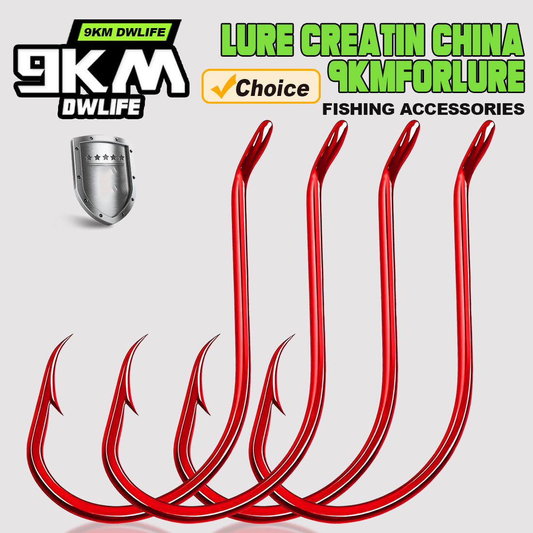 9KM 100 Stuks Octopushaak Rood - Fishing Hook Circle recensie en prijs