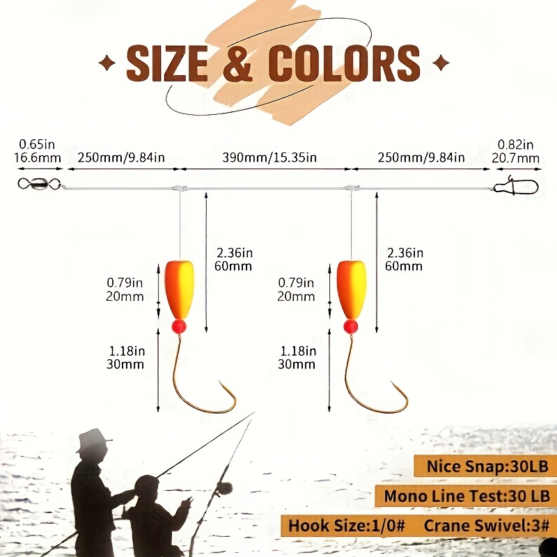 3 stks Pompano Rigs Surf Visse - Fishing Hook Circle recensie en prijs