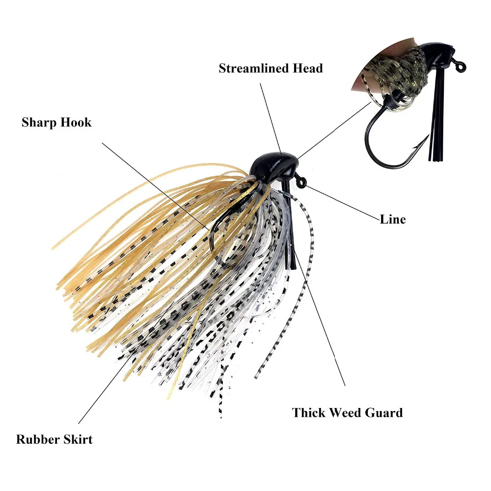 10 stks 7g 10g 14g Weedless Ji - Fishing Hook Weedless recensie en prijs