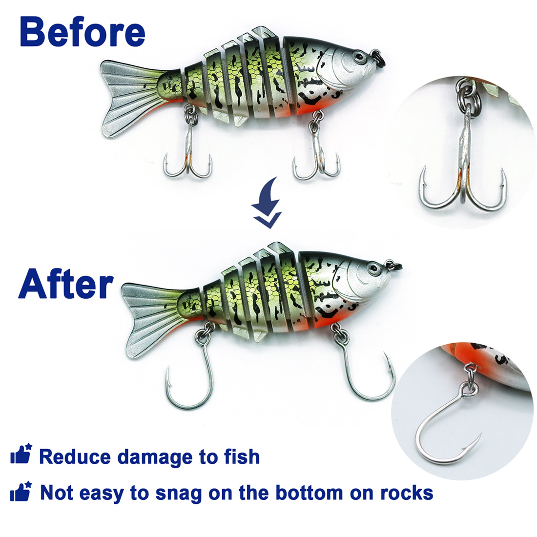9KM Vishaken 25 Stuks Jig Haak - Fishing Hook Offset recensie en prijs