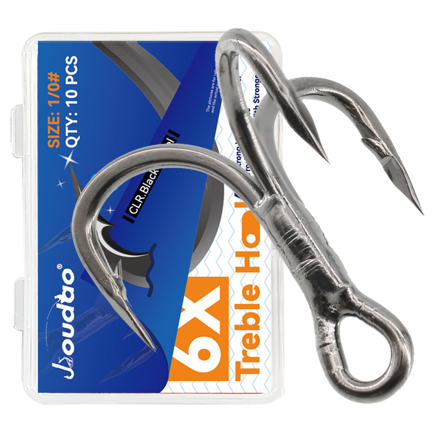 6X Vissen Dreggen Zwart 10 stk - Fishing Hook Offset recensie en prijs