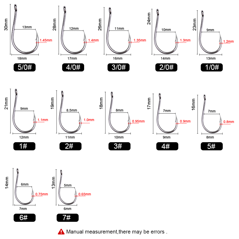 Ftk 50-100 Stks/doos Vishaak A - Fishing Hook Circle recensie en prijs