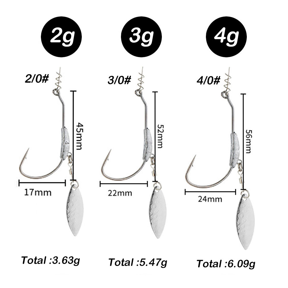 Vishaak 2G 3G 4G Vishaken Jig  - Fishing Hook Offset recensie en prijs