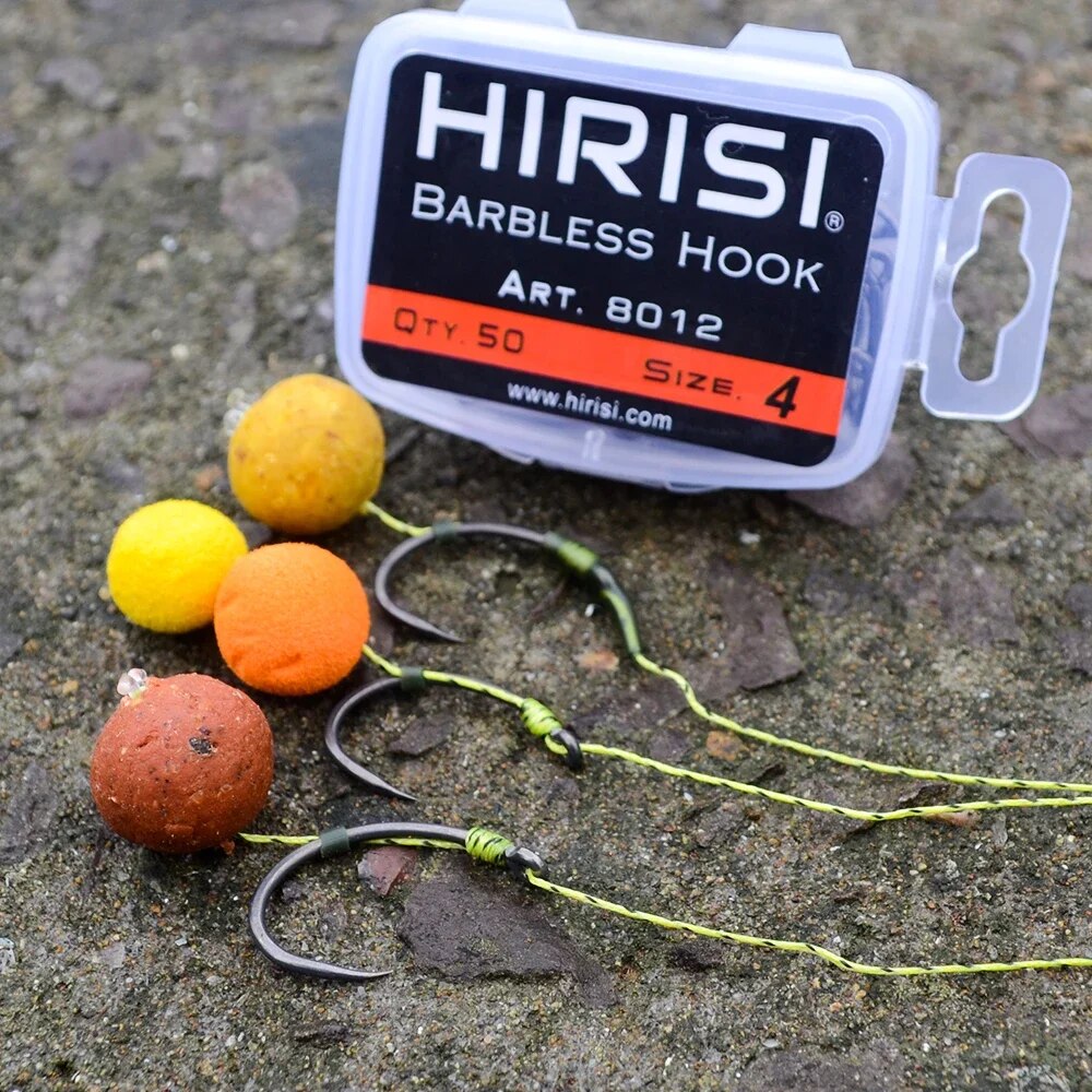 Hirisi 50 stks Coating High Ca - Fishing Hook Barbless recensie en prijs