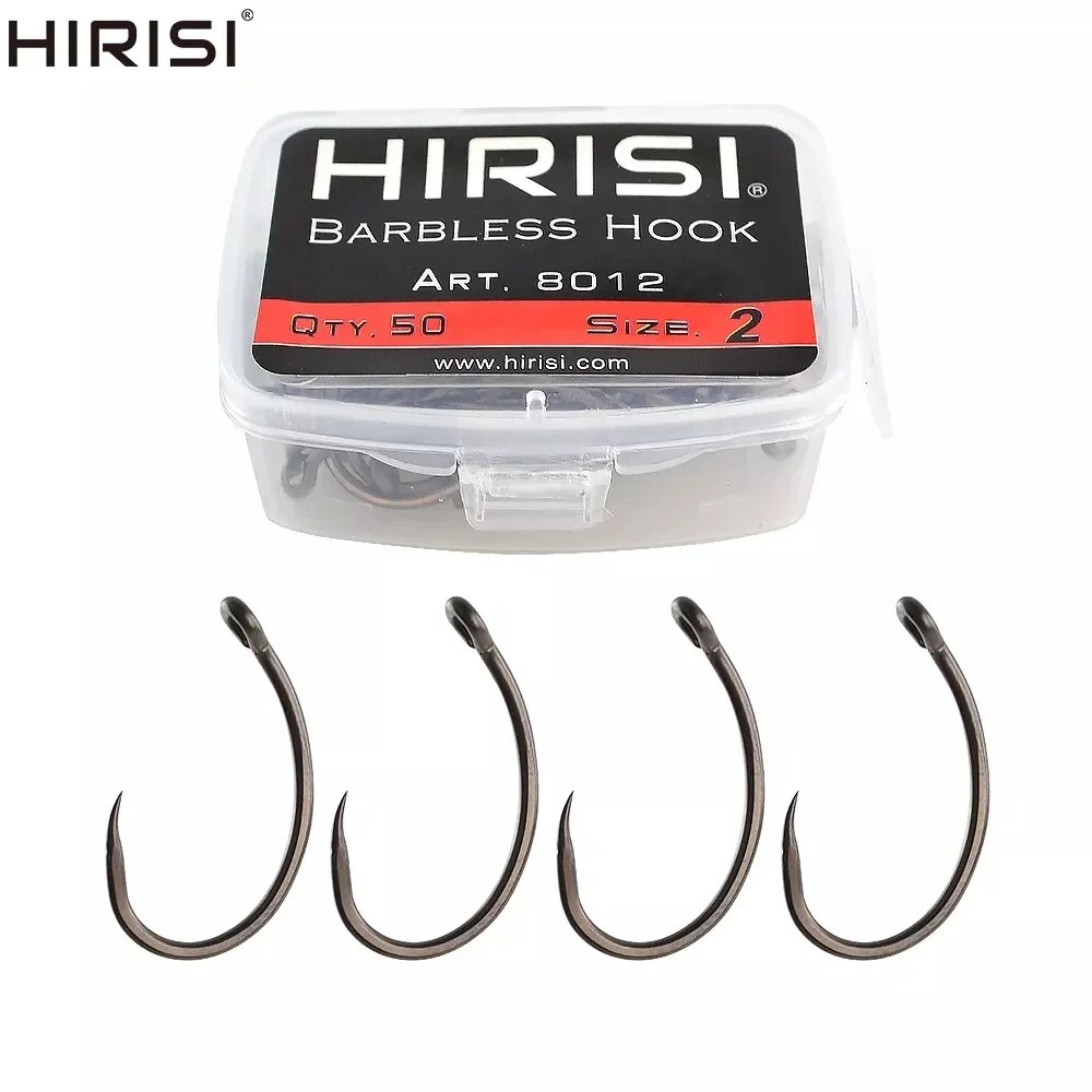 Hirisi 50 stks Coating High Ca - Fishing Hook Barbless recensie en prijs